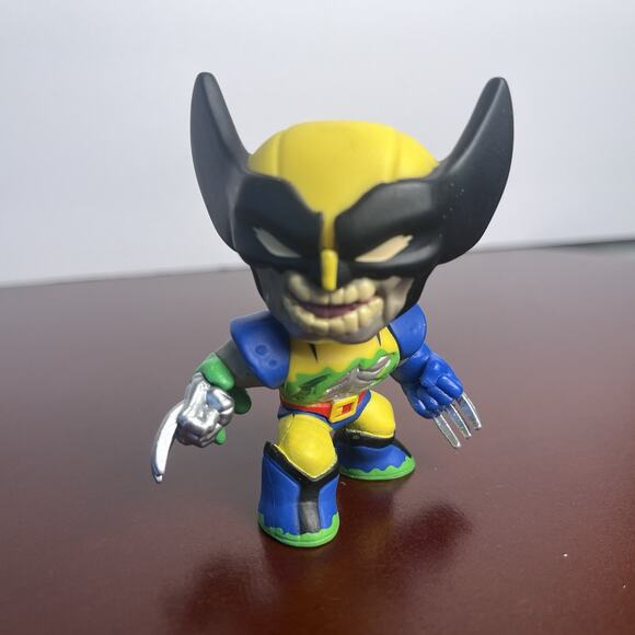 Funko Mystery Bobble Head Zombie Mystery Minis Lot of 8 Marvel Deadpool Toys - Picture 9 of 15